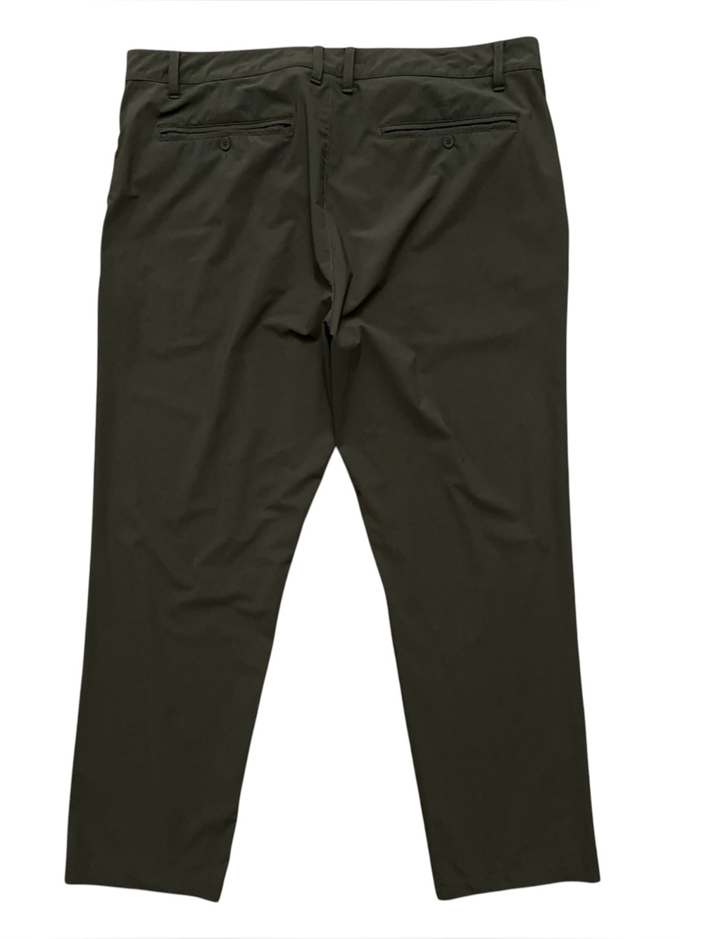 Rhone Commuter Pants Mens Size 38 Slim Fit Performance Stretch Green